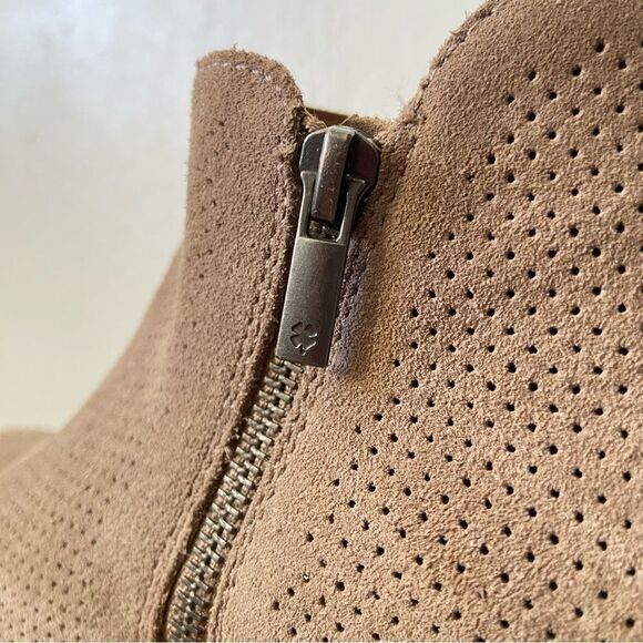 HP!✨Lucky Brand Bayley Suede Perforated Ankle Zip
Booties - Picture 9 of 10